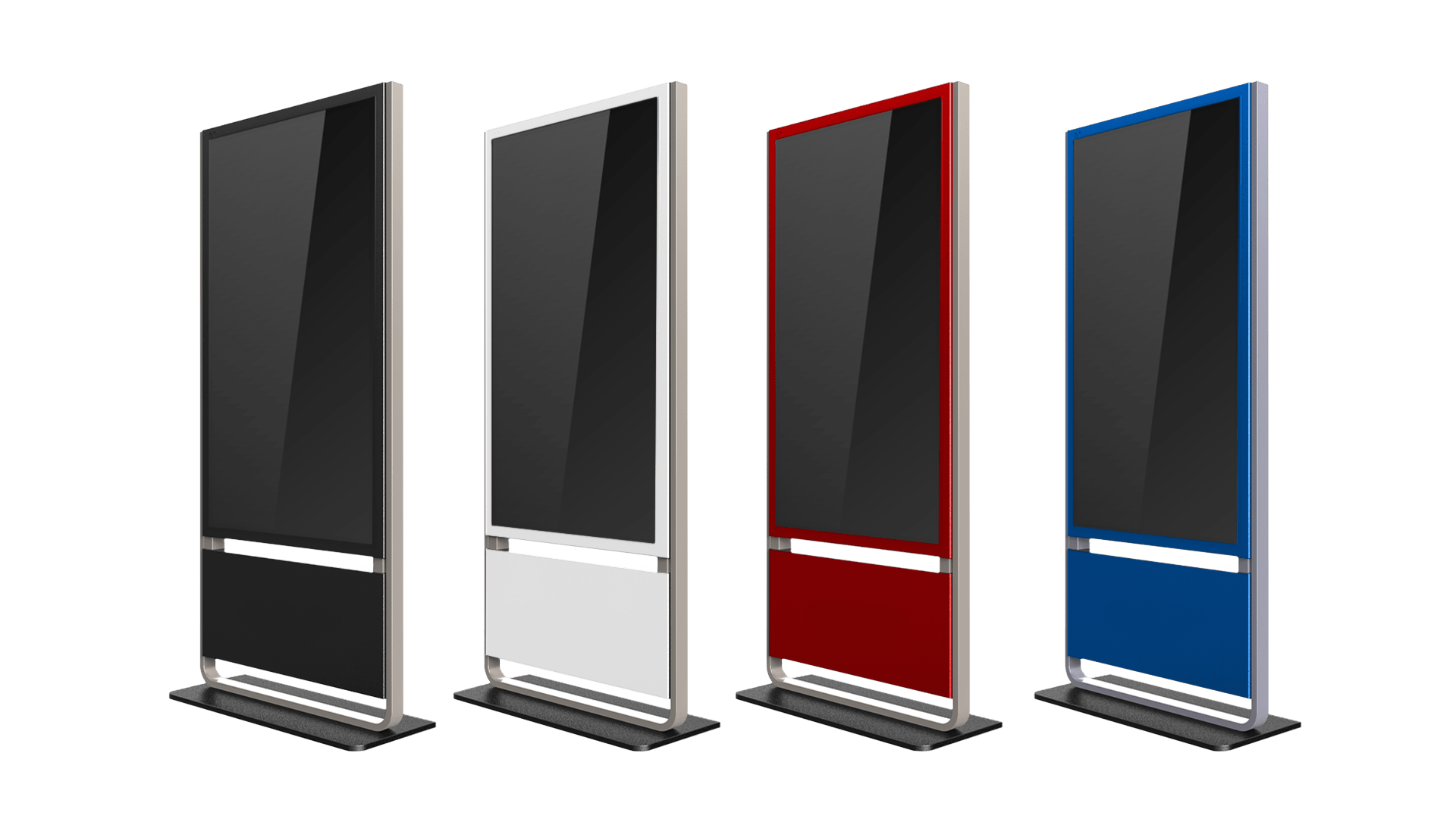 Totem pour vitrines Summit WindowShop par Vision Plus